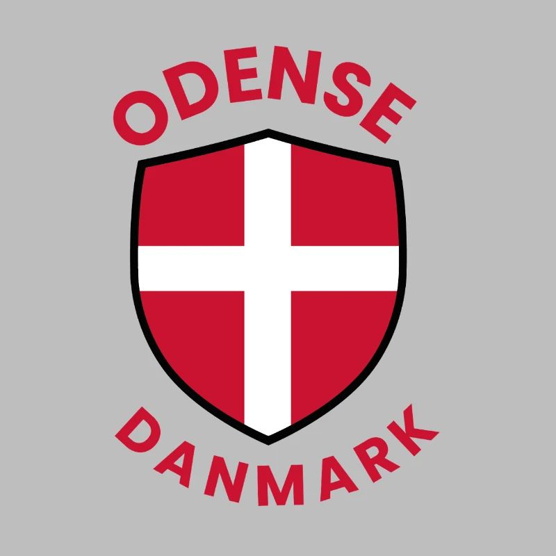 Odense Denmark Flag Crest