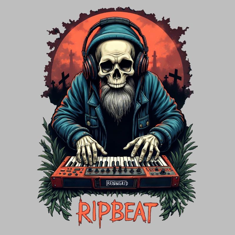 RIPBEAT: skeleton with a synthesizer