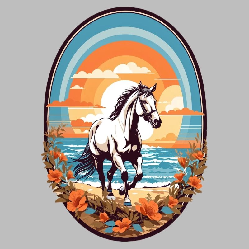 Pferd am Strand