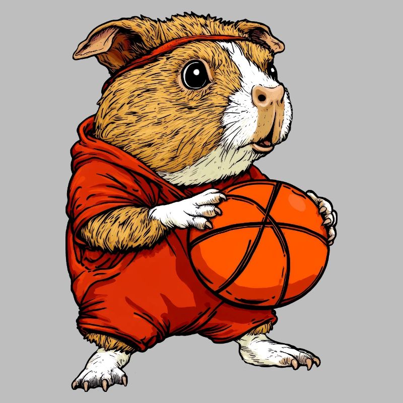 Cochon d’Inde basketteur / basketteur Meersc