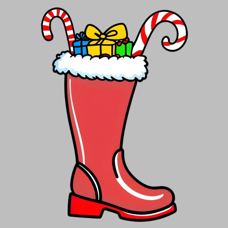 Weihnachtsstrumpf mit Geschenken
