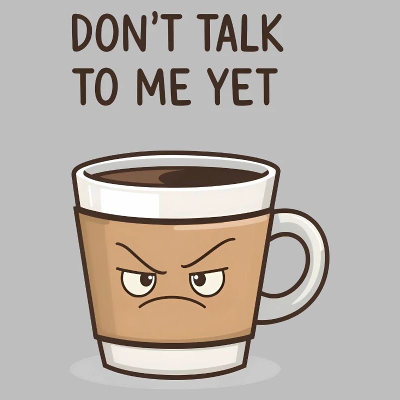 Grumpy Coffee Cup – Sprich noch nicht mit mir