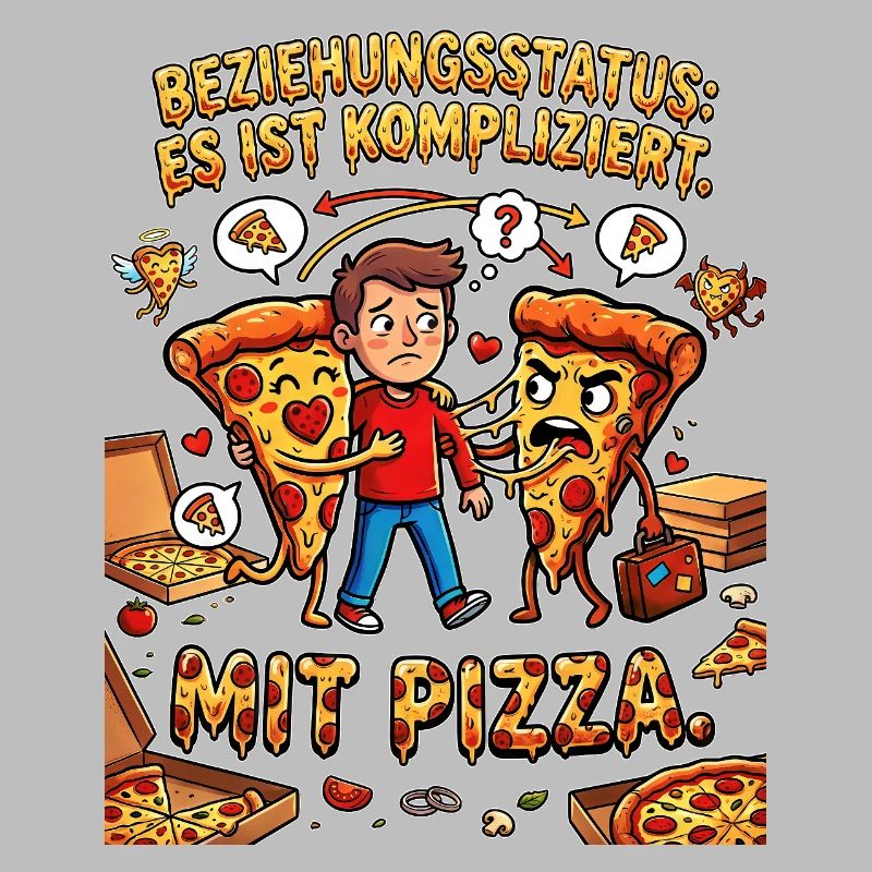 Statut relationnel C’est compliqué avec la pizza