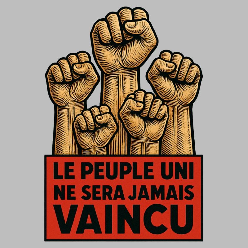 Le peuple uni ne sera jamais vaincu