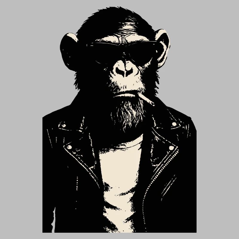 Monkey Rebel Lederjacke