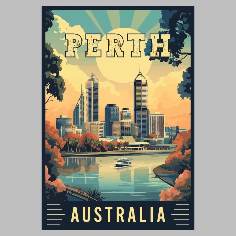 Explore City by the Swan River Perth in Australia