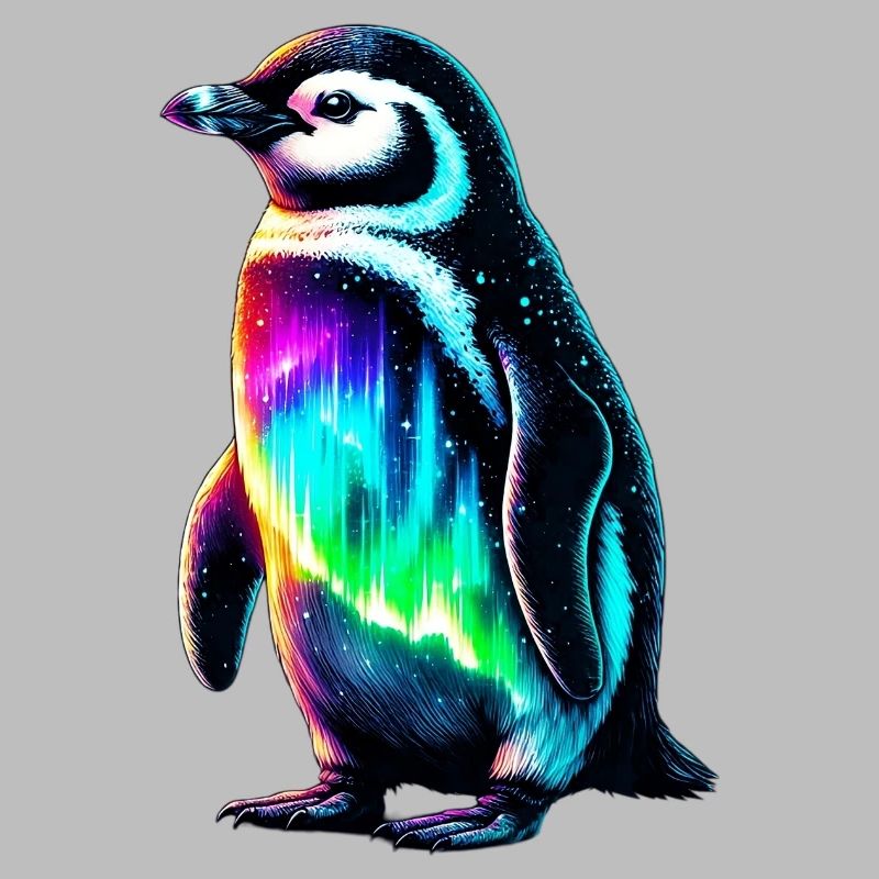 Aurora Borealis Pinguin
