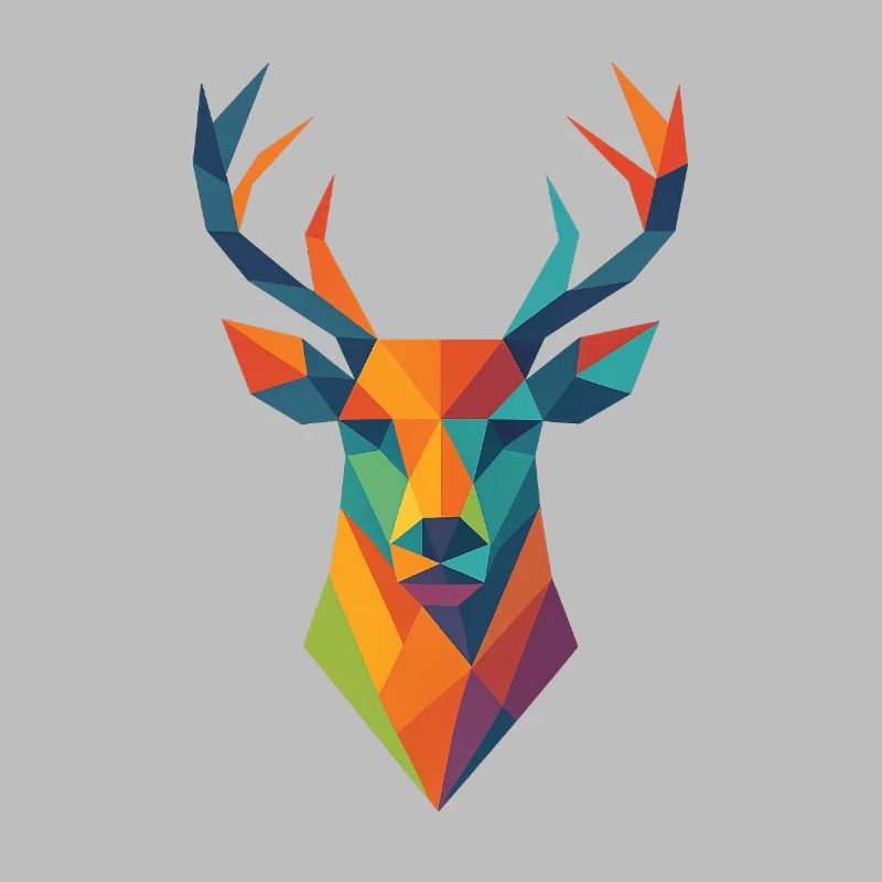 Hirsch | Tête de cerf Impression / Impression / Design