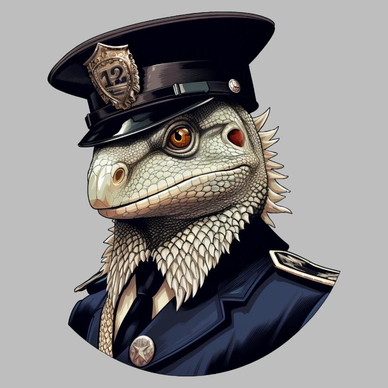 Polizei Eidechsen