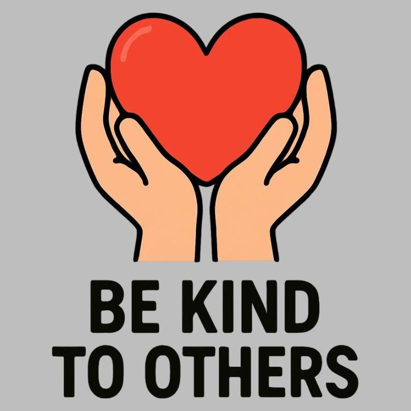 Hands Holding Heart of Kindness