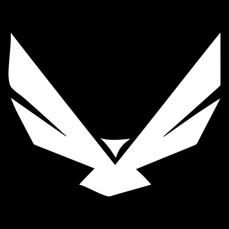 Eagle dans la forme la plus simple - design