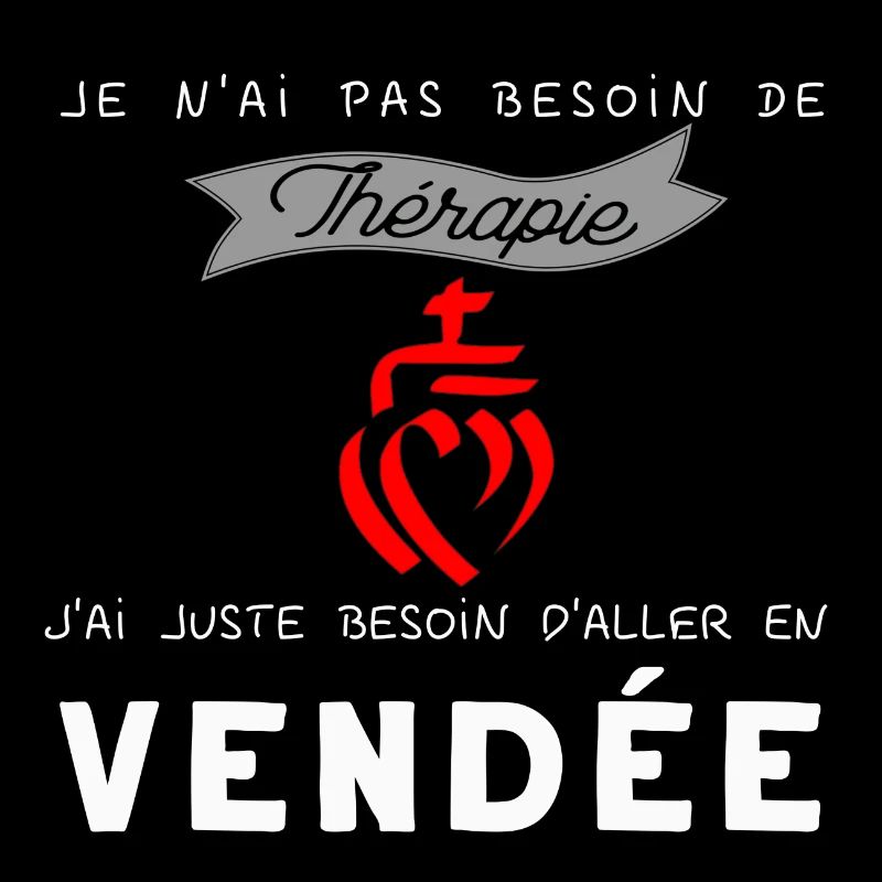 Vendee thérapie humour tee