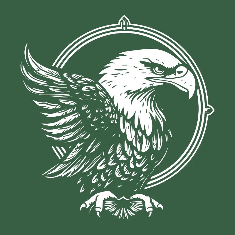Eagle in a circle