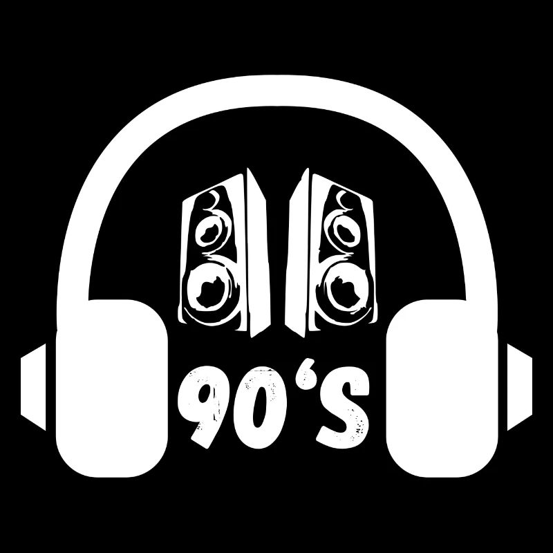 90er Kopfhörer Retro