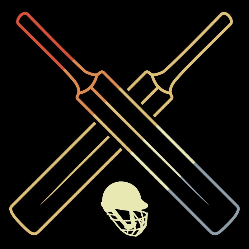 Équipement de cricket vintage