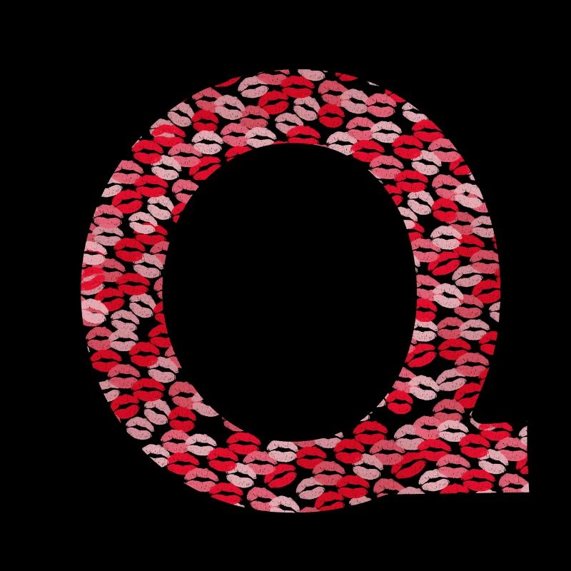 Lettre Q - teeshirt bisous