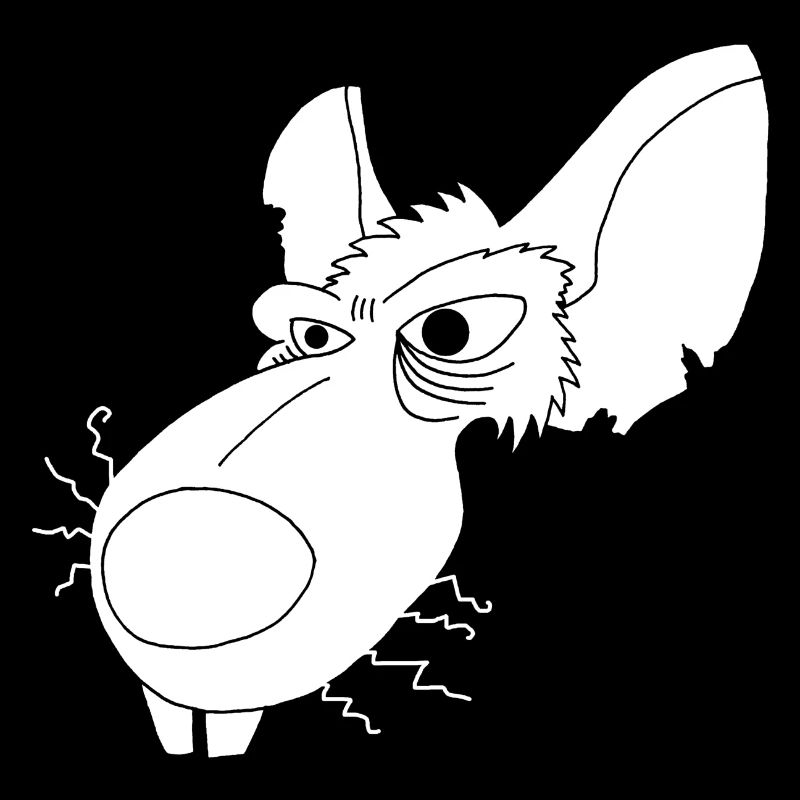 White Sewer Rat