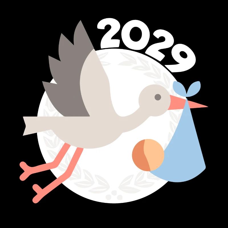 Storch mit Baby 2029