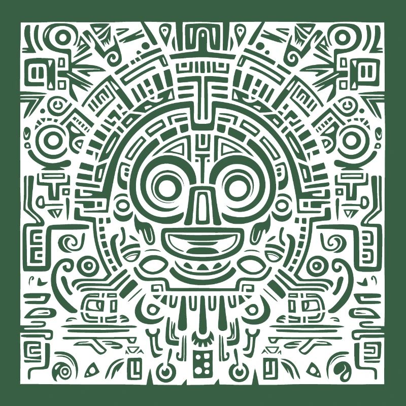 Inka, Azteken, Maya Muster, Artwork
