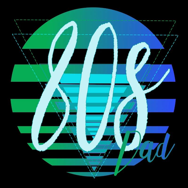 80s Dad – Retro Papa Neon Look