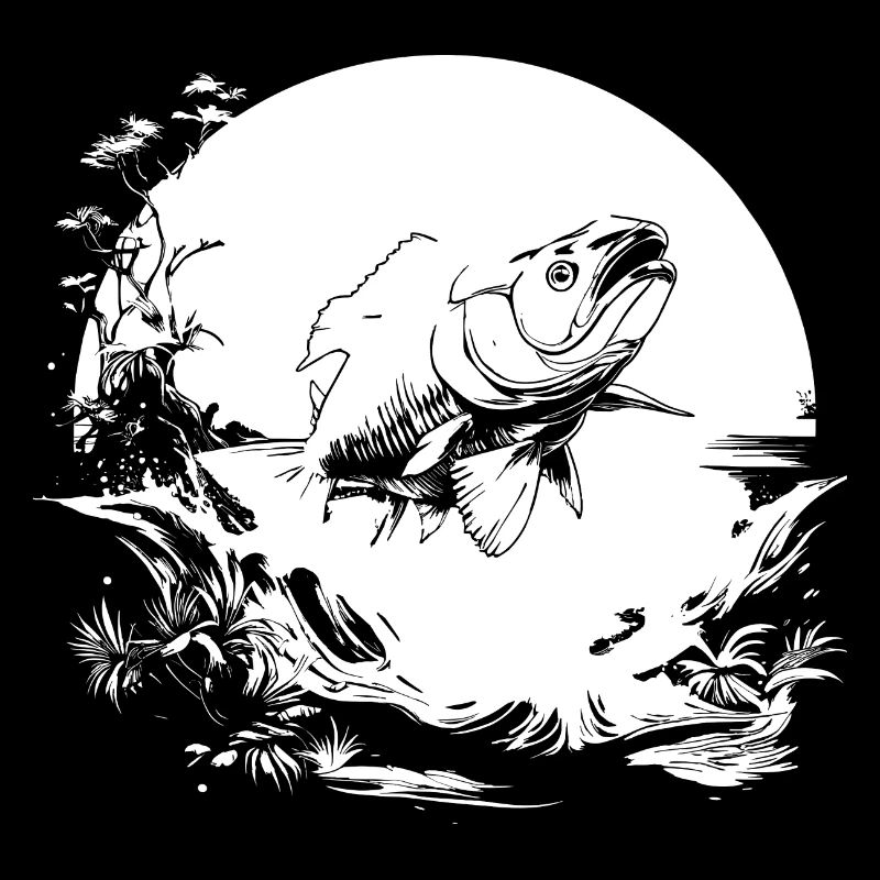 Dessin du pêcheur