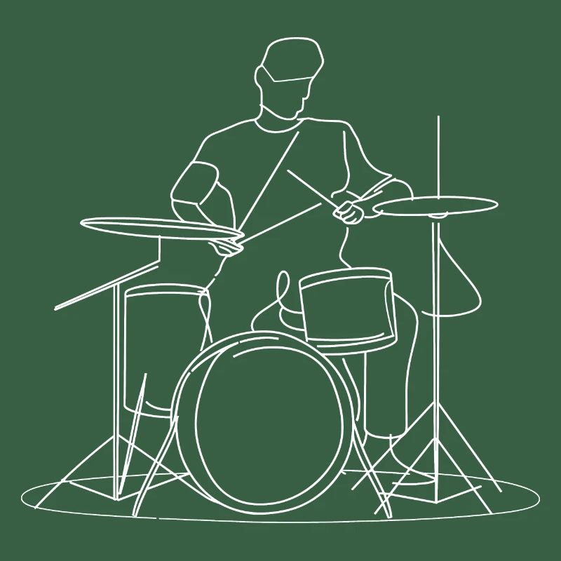 Drummer Drawing