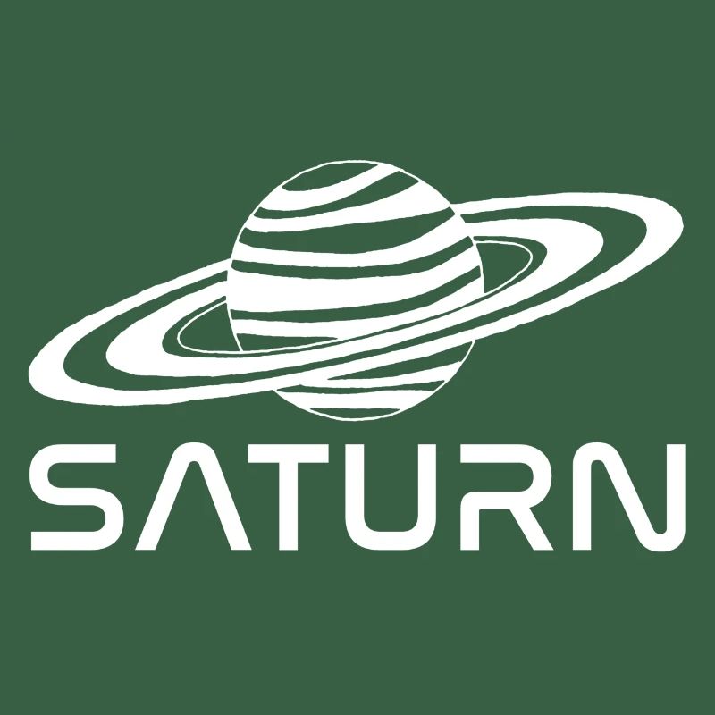 Planète saturne blanche