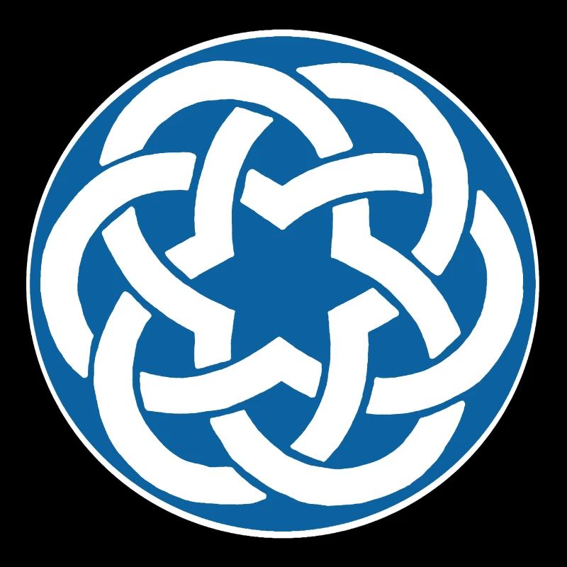 étoile celte bleu