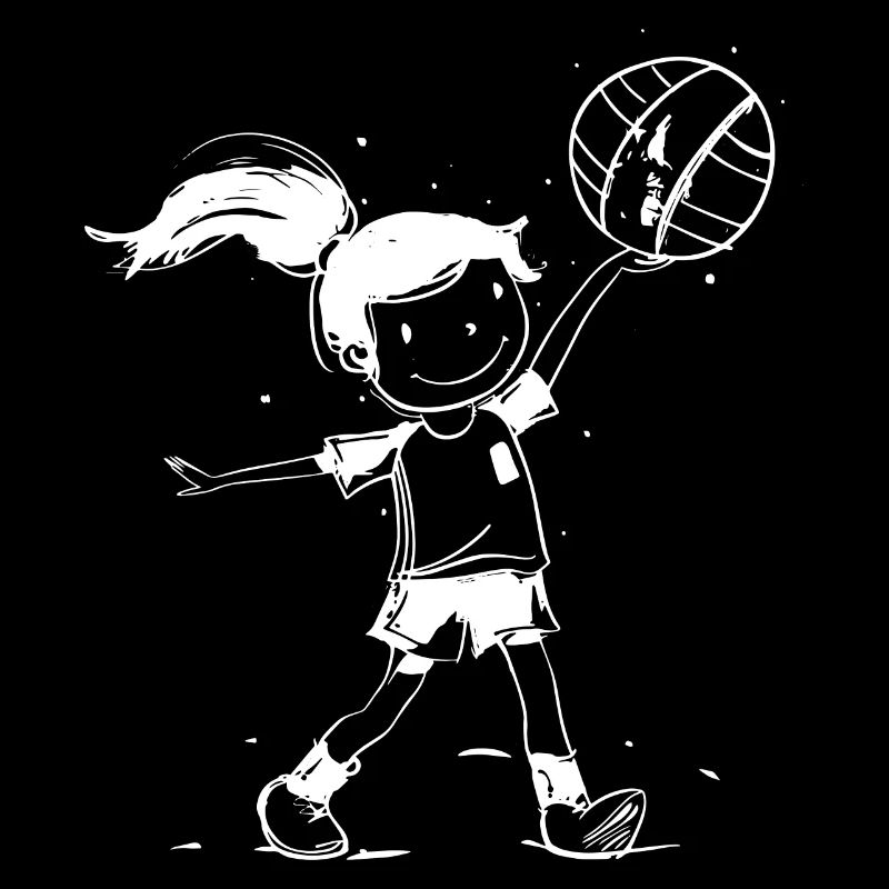 Volleyballerin Mädchen