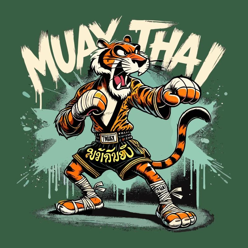 Muay Thai Tiger Boxe thaïlandaise Boxe Cadeau