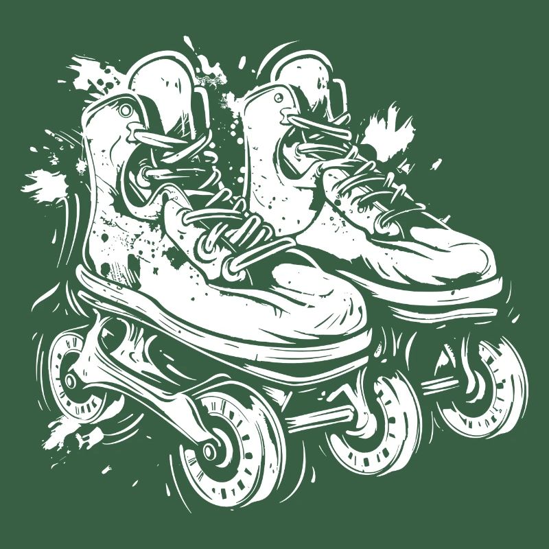 Rollerskates Skizze