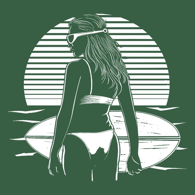 Female surfer