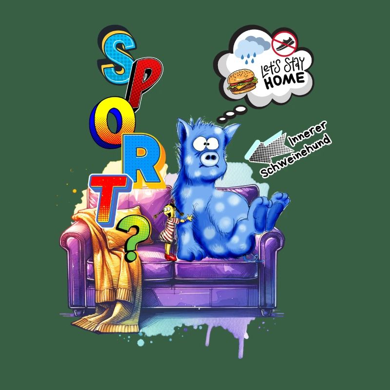 Besiege den inneren Schweinhund. Sport oder Sofa?