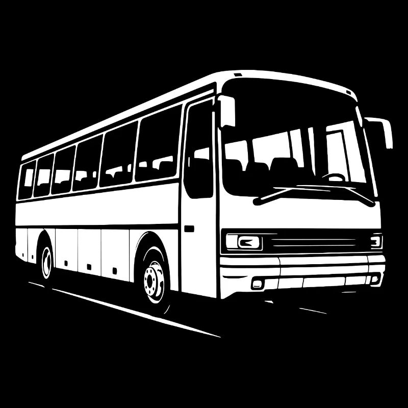 Old-school long-distance coach