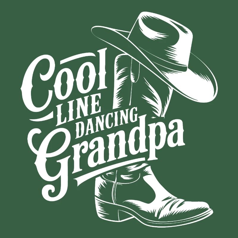 Conception de danse de grand-père cool