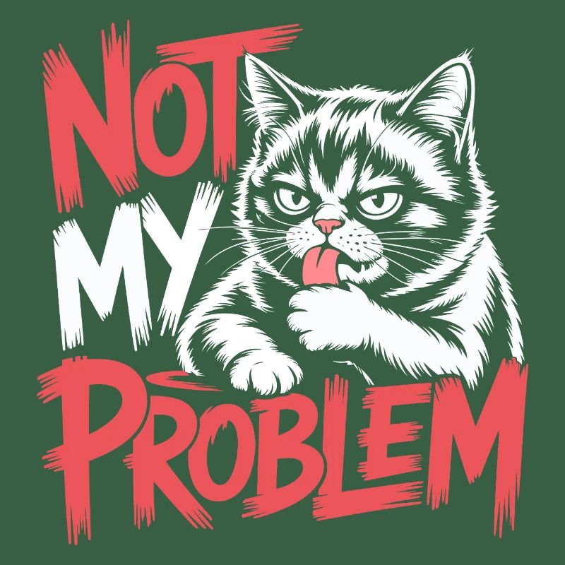Not My Problem Cat
