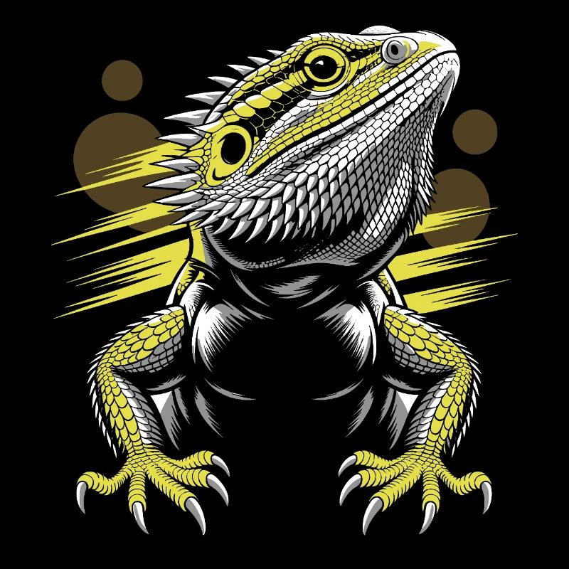 Dragon Head Bearded Dragon Lizard