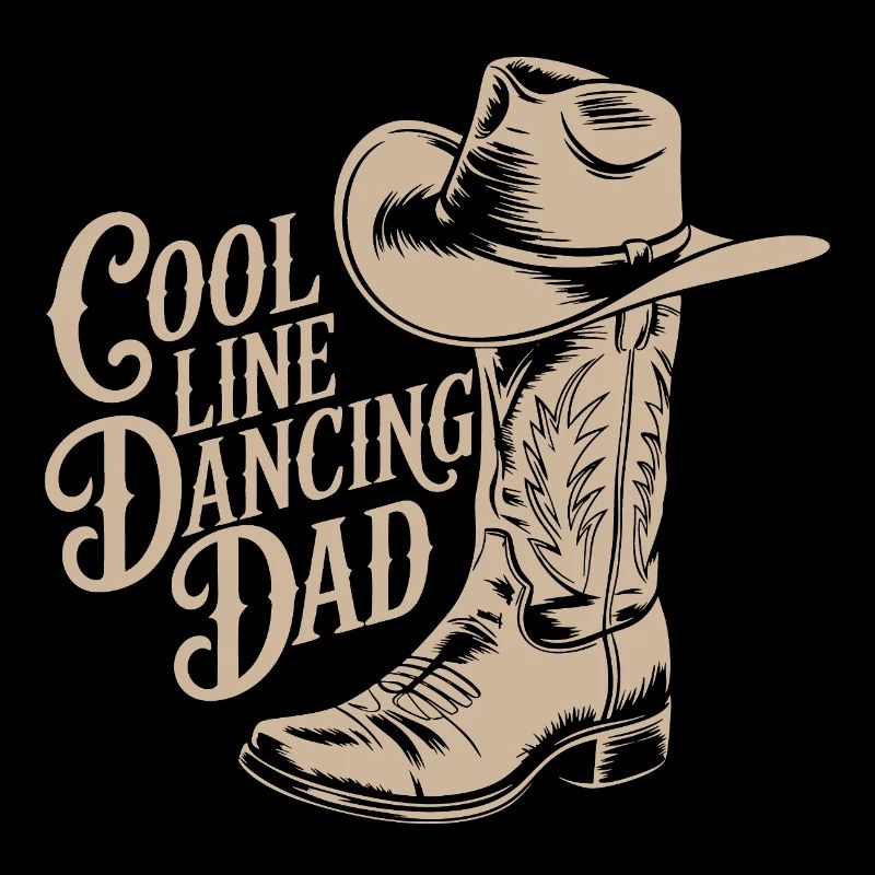 Conception de motif de cow-boy western