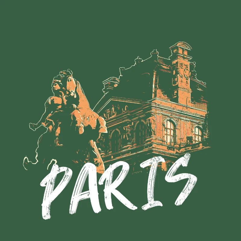 Paris architecture et statue