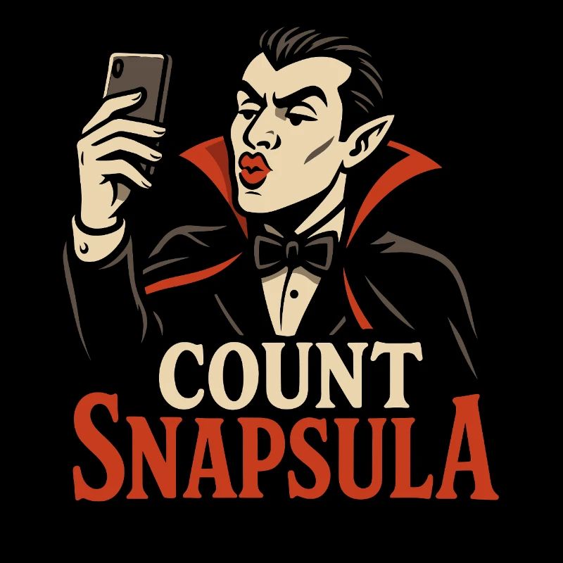Count Snapsula – Funny Vampire Halloween Humor