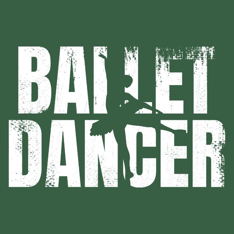 Funny ballet dancer