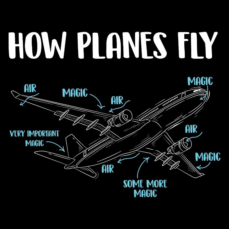 How Planes Fly Bold Aviation Engineer Humor