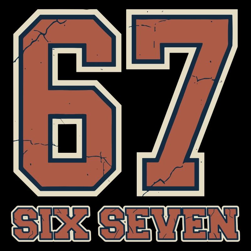 67 Six Sept Mème Style Universitaire Rétro