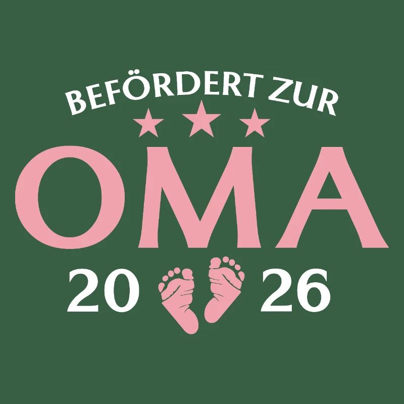 Großmutter 2026 Befördert zur Oma
