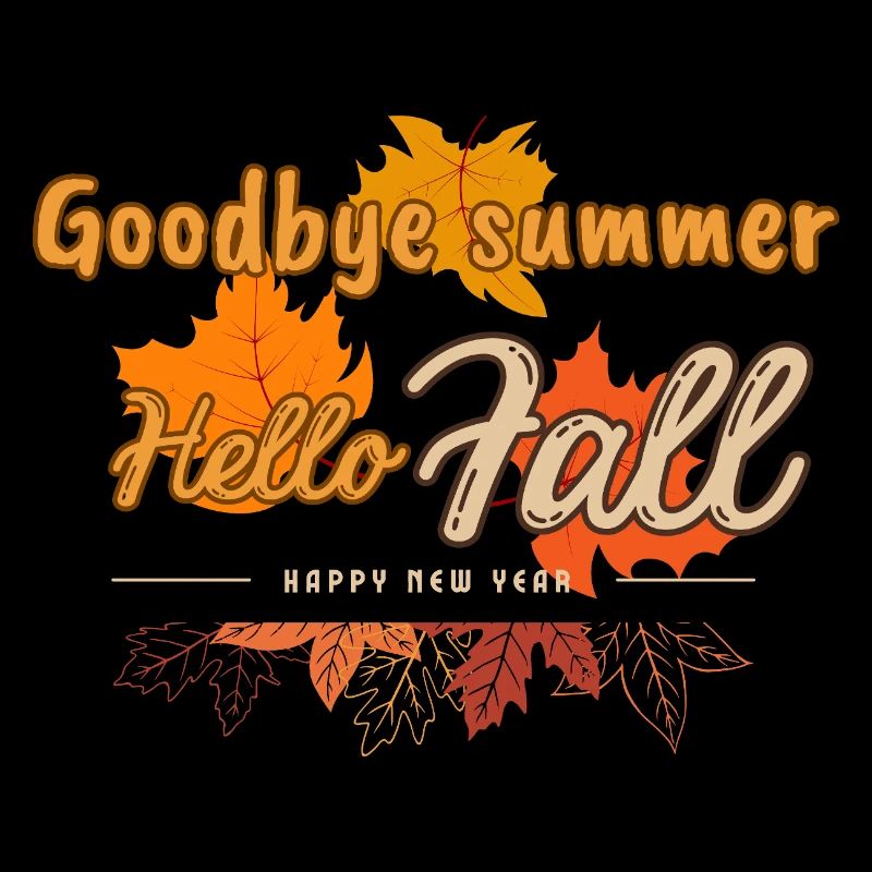 Goodbye Summer Hallo Herbst Herbst Saisonales Geschenk-Tee