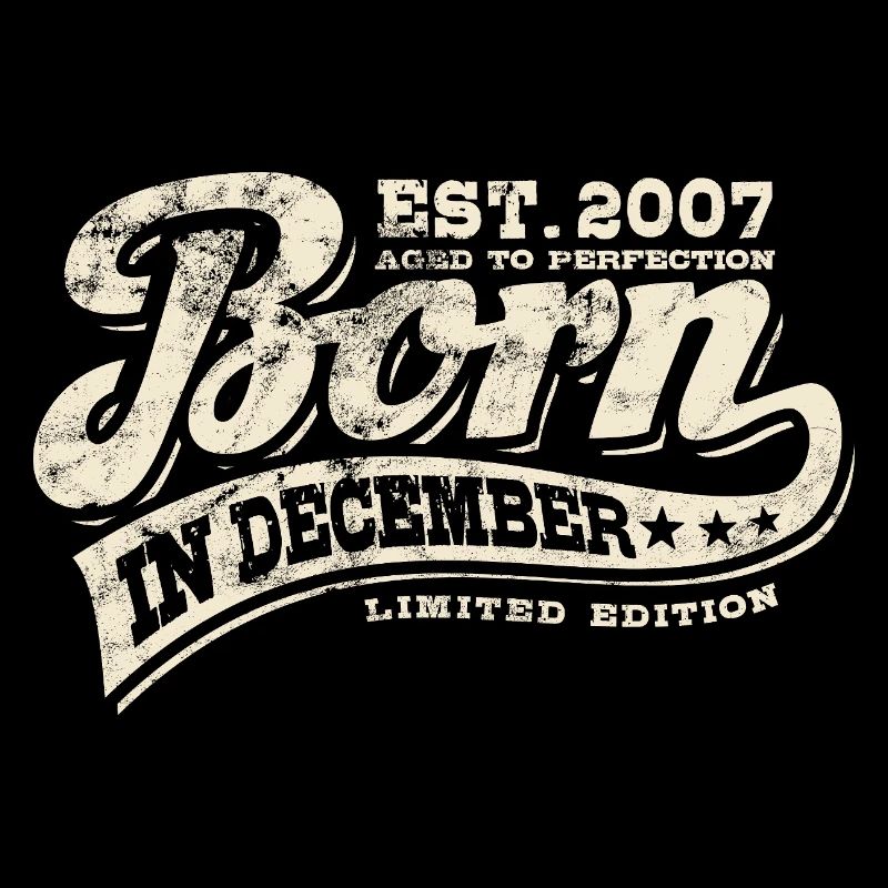 Born in December 2007 - Birthday - Gift
