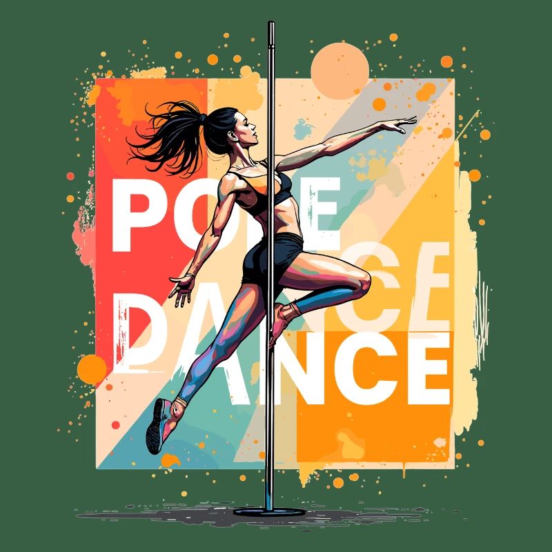 Pole Dance Poledancerin edel akrobatisch Geschenk