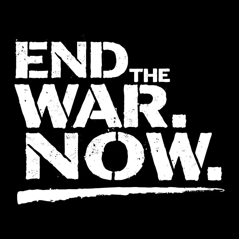End The War Now Statement für Frieden