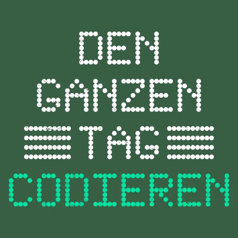 Nerd Computer DEN GANZEN TAG CODIEREN LUSTIG