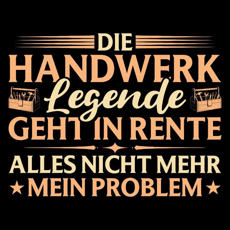 Handwerker Kollege Rente Abschied Rentner